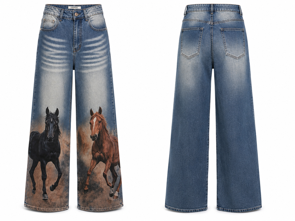 Pantalón Denim Caballos – Stretch