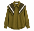 Blusa Camisera con Pañoleta – Estilo Chic