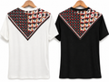 Blusa Pañoleta con Cristales y Colgante Joya